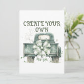 Invitation Créer votre propre Mariage (Debout devant)