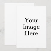 Invitation Créez le Vôtre (Devant / Derrière)