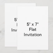 Invitation Créez le Vôtre (Devant / Derrière)