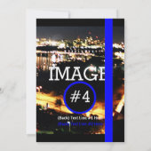 Invitation Créez le vôtre avec 3 images et 9 lignes de texte (Dos)