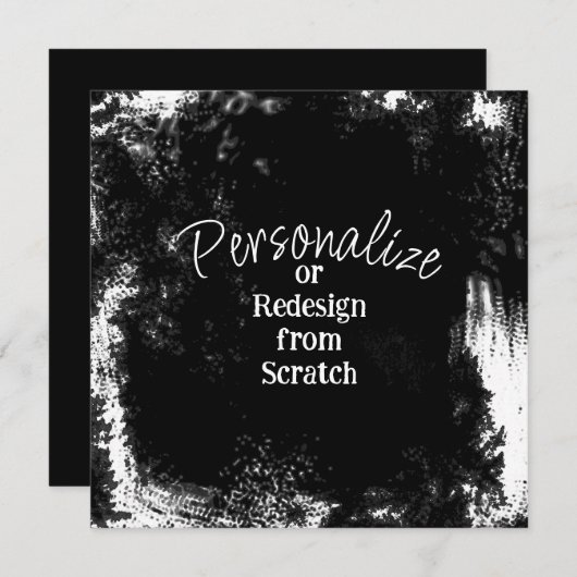 Invitation Créez vos produits personnalisés (Devant / Derrière)