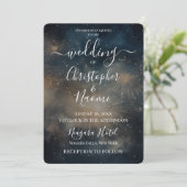 Invitation Créez vos propres feux d'artifice Smokey Blue (Debout devant)