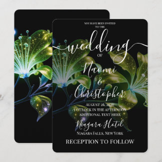 Invitation Créez Vos Propres Fleurs De Mariage À Reflet Métal