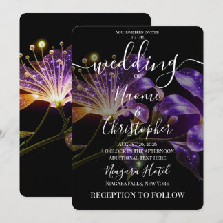 Invitation Créez Vos Propres Fleurs De Mariage À Reflet Métal