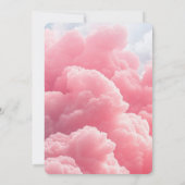 Invitation Créez vos propres nuages roses (Dos)