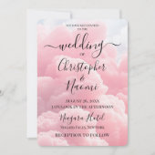 Invitation Créez vos propres nuages roses (Devant)