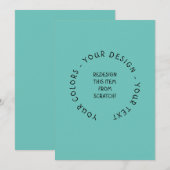 Invitation Créez Votre Propre (Devant / Derrière)