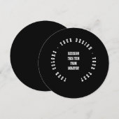 Invitation Créez Votre Propre (Devant / Derrière)