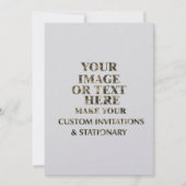 Invitation Créez votre propre anniversaire personnalisé perso (Devant)