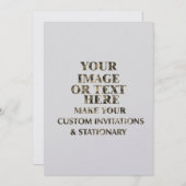 Invitation Créez votre propre anniversaire personnalisé perso (Devant / Derrière)