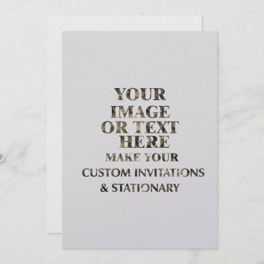 Invitation Créez votre propre anniversaire personnalisé perso (Devant / Derrière)