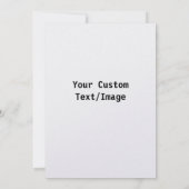 Invitation Créez Votre Propre Anniversaire Personnalisé Sur M (Dos)