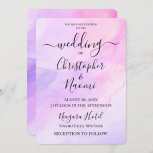 Invitation Créez votre propre Arrière - plan d'aquarelle