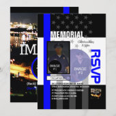 Invitation Créez votre propre avec 3 images et 9 lignes de te (Devant / Derrière)