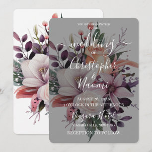 Invitation Créez votre propre bouquet de fleurs Vintages