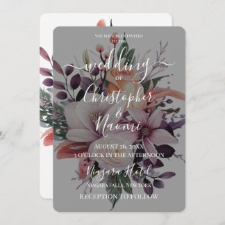 Invitation Créez votre propre bouquet de fleurs Vintages