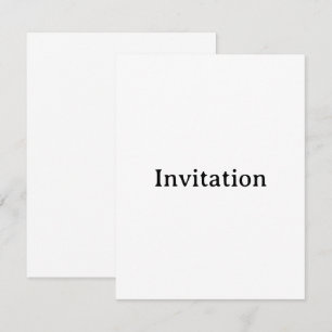 Invitation Créez Votre Propre Carré Personnalisé Simple 4,25"