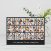 Invitation Créez Votre Propre Collage De 60 Photos Ajoutez Vo (Debout devant)