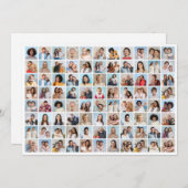 Invitation Créez Votre Propre Collage Photo 88 (Devant / Derrière)