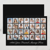 Invitation Créez votre propre collection de photos 28 Ajouter (Devant / Derrière)