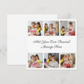 Invitation Créez votre propre collection de photos 6 Ajouter  (Devant / Derrière)