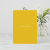 Créez Votre Propre Conception Personnalisée Jaune