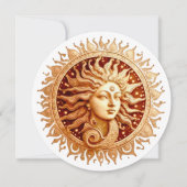 Invitation Créez votre propre déesse victorienne du soleil (Devant)