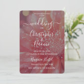 Invitation Créez votre propre fleur d'Imaginaire rose doux (Debout devant)