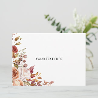 Invitation Créez Votre Propre Floral