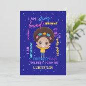 Invitation Créez votre propre I AM - Affirmations positives d (Debout devant)