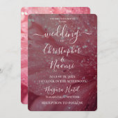 Invitation Créez votre propre Imaginaire de fermeture rose do (Devant / Derrière)