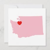 Invitation Créez votre propre Mariage couleur Washington (Devant)