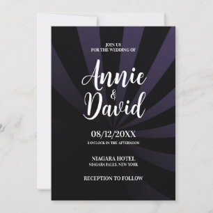 Invitation Créez votre propre Mariage de bandes d'ombre