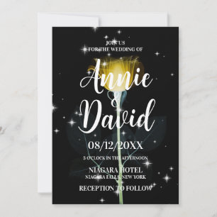Invitation Créez votre propre Mariage de fleurs X-Ray
