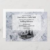 Invitation Créez votre propre mariage de montagne rustique (Devant / Derrière)