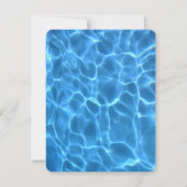 Invitation Créez votre propre Mariage photo de piscine (Dos)