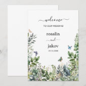Invitation Créez votre propre mariage rustique (Devant / Derrière)
