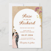 Invitation Créez votre propre Mariage rustique simple et élég (Devant)