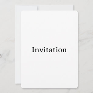 Invitation Créez votre propre modèle 5,5" x 7,5" arrondi