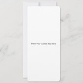 Invitation Créez votre propre modèle personnalisé (Dos)