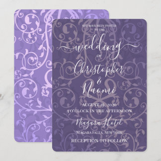 Invitation Créez Votre Propre Motif Vintage Mariage