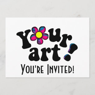Invitation Créez votre propre œuvre d'art ou photo personnali