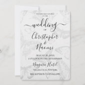 Invitation Créez votre propre papier Papillon Vintage doux (Devant)