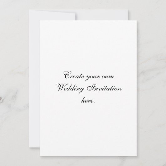 Invitation Créez votre propre papier réutilisé par (Devant)