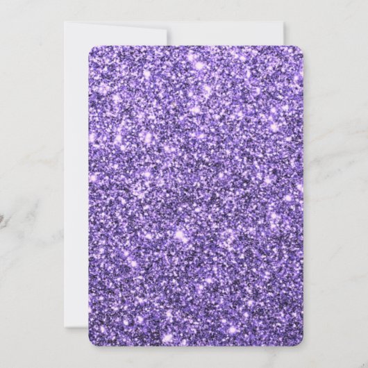 Invitation Créez votre propre Parties scintillant de Mariage  (Dos)