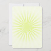 Invitation Créez votre propre Pastel Retro Starburst (Dos)