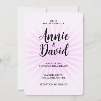 Invitation Créez votre propre Pastel Retro Starburst