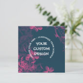 Invitation Créez Votre Propre Personnalisé (Debout devant)