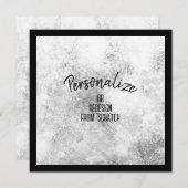 Invitation Créez Votre Propre Personnalisé (Devant / Derrière)