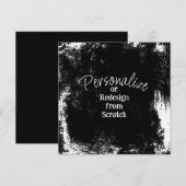 Invitation Créez Votre Propre Personnalisé (Devant / Derrière)